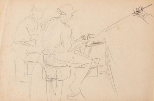 Bruno héroux arbeiter studie - arbeiter,