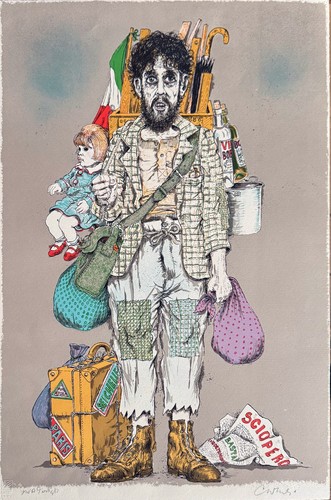 Bruno caruso lithographie - bruno,